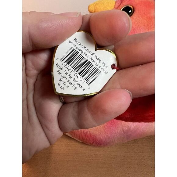 TY 1996 Beanie Baby - STRUT the Rooster, Vintage - Picture 8 of 11